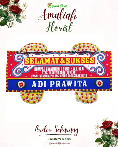Karangan Bunga Ucapan Selamat di Sogong